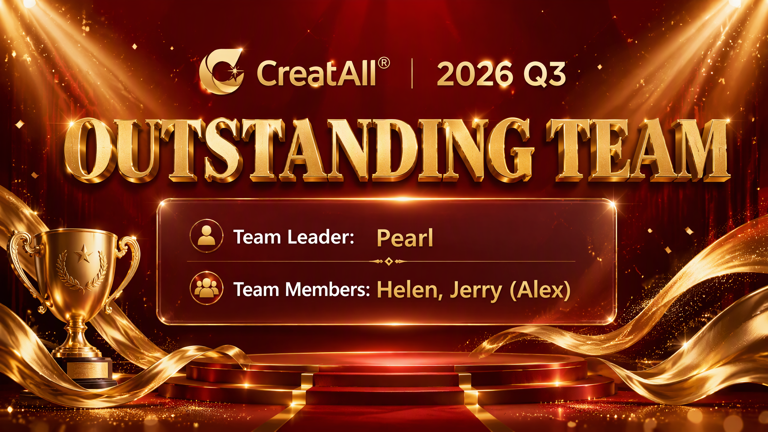 Latest company blogs about (Company News) Creatall Honors Q3 Outstanding Sales Team with Trophy Ceremony as Overseas Growth Accelerates