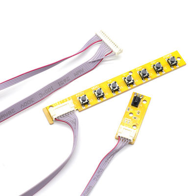 7K V59 V56 Universal 7 Keys Keyboard Plate For LCD TV Mainboard Accordance Keypad With IR
