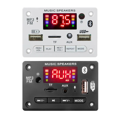 Wireless BT 5.0 MP3 Player Module with 6-12V DC and Lossless Audio Support for Car Audio Systems