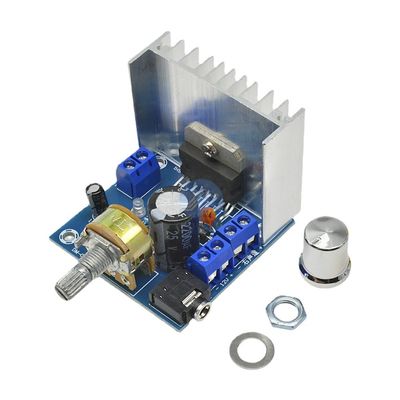 TDA7297 Power Amplifier Board with 15W Dissipation Power for DC 9-15V Stereo Dual Channel Audio Amplification