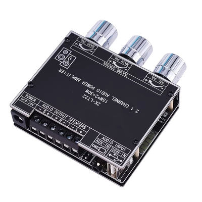 ZK-LT22 LT23  Audio Receiver Power Amplifier Module 2.1 Channel Subwoofer High Bass Adjustment Class D 12V Home TWS