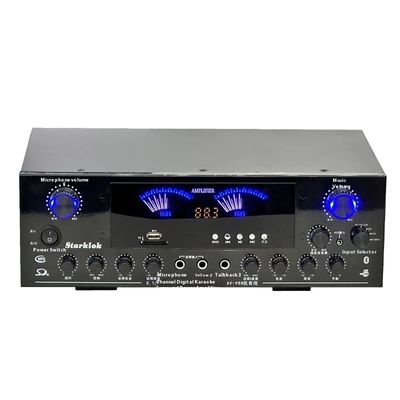 AV-988BT 5.1 High-Power Karaoke Home Conference Amplifier 8-Tube Subwoofer with Environmental Sensors HF