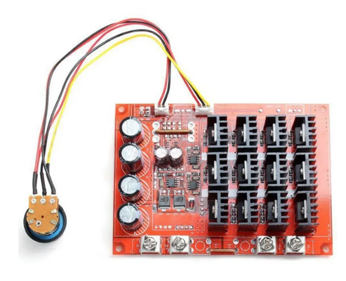 DC 10-50V 60A Motor Speed Controller Board HHO PWM RC 12V 24V 48V 3000W DC Brush Governor Generators Generator Parts Accessories