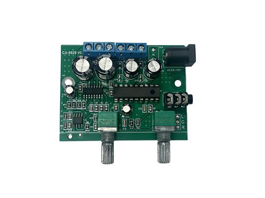 CA-6625 2.1 Channel Ultra Heavy Bass Digital Amplifier Board Module DIY Old-fashioned Audio Box Finished Product 12V 6W*2+25W