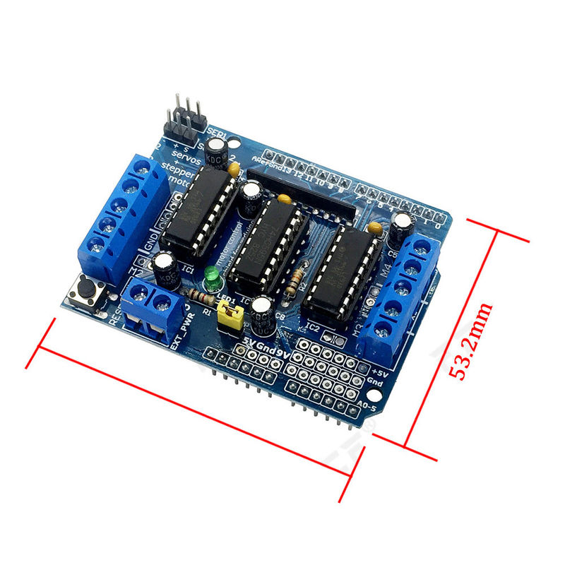 L293D Motor Control Shield Motor H-Bridge Arduino Motor Drive Expansion ...