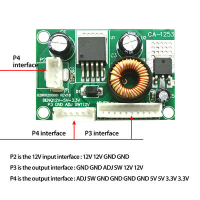 CA-1253 12V to 5V to 3.3V voltage conversion module BENQ with line BENQ power board power supply module