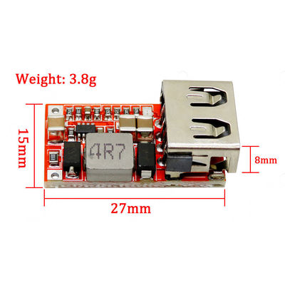 DC Buck Step Down Converter 12v 5v Power Module 12V/24V to 5V 3A CAR USB Charger Module 6-24V DC Step Down Power Module