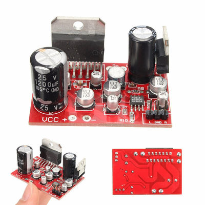 38W Output Power Amplifier Board with DC 12V Power Supply and TDA7379 + AD828 Chipset Audio Module