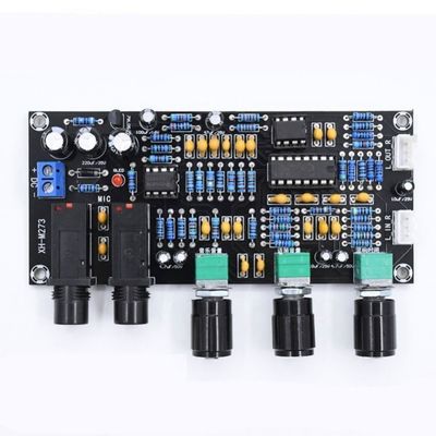 PT2399 NE5532 Microphone Amplifier Board with DC12-24V Working Voltage for Stereo Audio Amplification