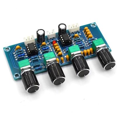 NE5532 Amplifier Audio Module Class D Digital Amplifier with DC12V-24V Input and Treble Bass Volume Adjustment