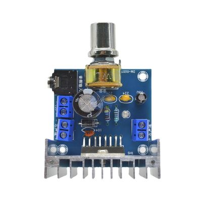 TD7297A Amplifier Audio Module Class D Amplifier Board DC 9-15V 15W*2 Stereo with Upgraded Radiator