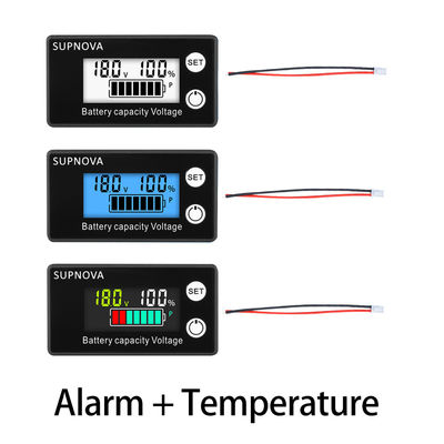 Lead Acid Digital Ammeter Voltmeter Motorcycle Volt Gauge 12V-84V