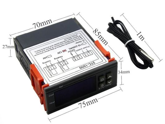 STC-1000 AC 110V-220V Digital Humidity Temperature Controller Thermostat Monitoring System