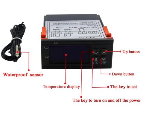 STC-1000 AC 110V-220V Digital Humidity Temperature Controller Thermostat Monitoring System
