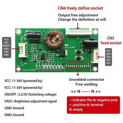 CA255S LED Driver Board Universal 10-48inch Tv led constant current board