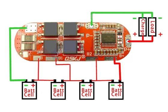 Creatall PCB PCM 4S 20A Bms Charging Board Dc Dc Converter