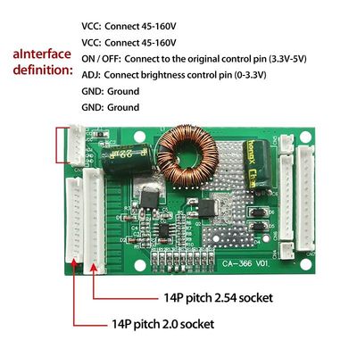 CA-366 Led Driver Pcb Board 26&quot;-55&quot; with 19V power supply