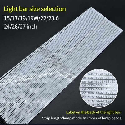 15&quot;To 27&quot; LED Backlight Strip CCFL LCD Screen To LED Monitor