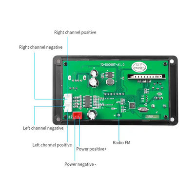 MP3 Decoder 80W Bluetooth Audio Module DC 5V-26V ICCS8673E