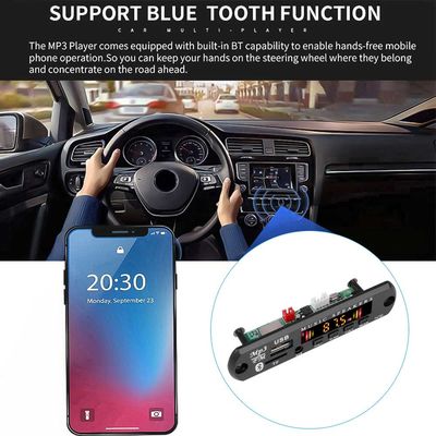 MP3 WMA Bluetooth Fm Radio Module Audio Decod 5.0 with Remote Control