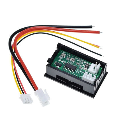 DC 0-100V 10A Digital Volt Amp Meter Ac 0.28" Red Blue Drive IC