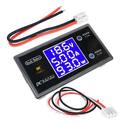 DC 0-100V 0-50V  Voltmeter Ammeter Wattmeter  5A 10A LCD Digital