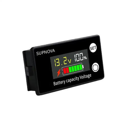 Lead Acid Digital Ammeter Voltmeter Motorcycle Volt Gauge 12V-84V