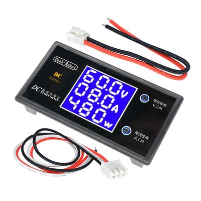 LCD Digital Wattmeter Voltmeter Ammeter DC 0-100V 10A 1000W