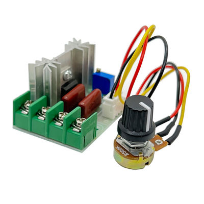 AC 220V 2000w Motor Speed Controller Dimmers Governor Module Potentiometer