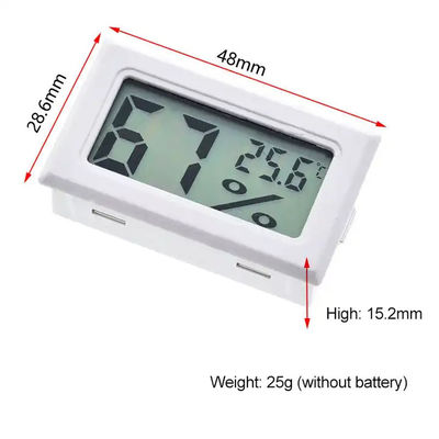 Indoor Mini LCD Digital Thermo Hygrometer 2 DC 1.5V LR44 button batteries