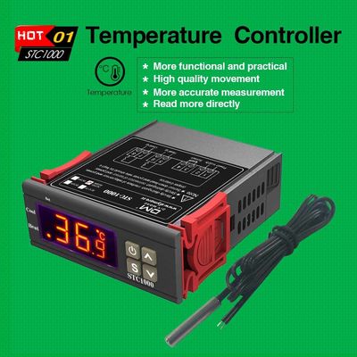LCD Display Digital Humidity Controller 10A With NTC Sensor AC 110-220V