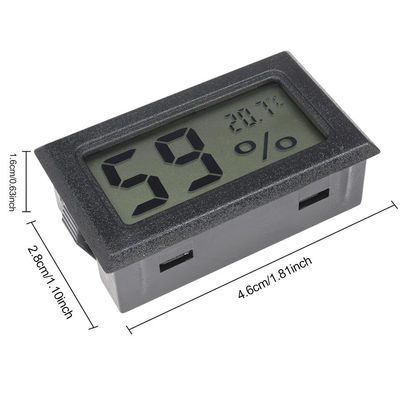 Indoor Digital Humidity Controller Temperature Meter CE Certified Environmental Monitor