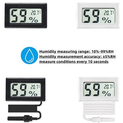 ABS Thermometer Humidity Meter Digital Thermometer Humidity Gauge CE