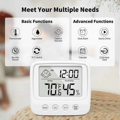 E0828S Lights Digital Thermometer Controller 10%RH-99%RH Humidity Measurement Range