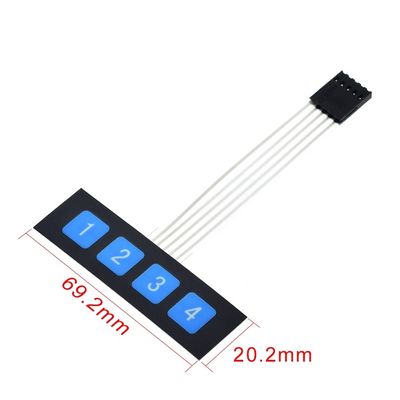 16 Key Membrane Switch Keypad 4 * 4 Matrix Keyboard For DIY KIT