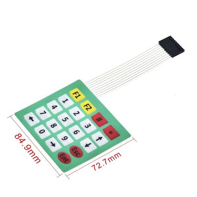 16 Key Membrane Switch Keypad 4 * 4 Matrix Keyboard For DIY KIT