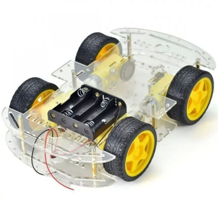 Longer Version 4WD Smart Robot Car Chassis Kit 4 Wheel Double Layer