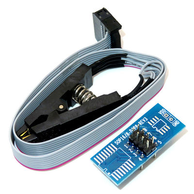 CH341A 24 25 Series EEPROM Flash BIOS USB Programmer Module + SOIC8 SOP8 Test Clip For EEPROM 93CXX / 25CXX / 24CXX