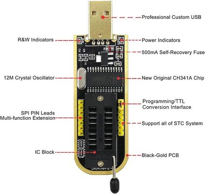 CH341 Module CH341 24 25 Series EEPROM Flash BIOS USB Programmer Module 93CXX/25CXX /24CXX