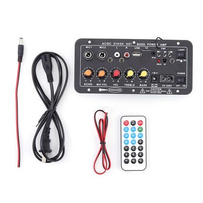 D10 12V 24V Subwoofer Digital Power Amplifier Board Wireless Audio Stereo BT 5.0 Dual Microphone Karaoke Amp Speaker Acc