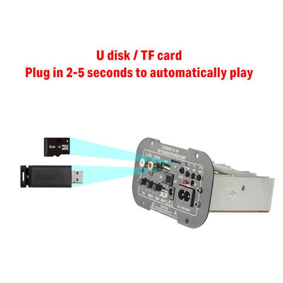 FM Radio Iron Power Amplifier Board Bluetooth 5.0 Music