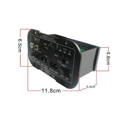 FM Radio Iron Power Amplifier Board Bluetooth 5.0 Music