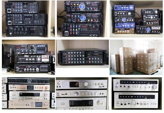 LDZS 5.1 Channel Professional Audio Amplifier Ktv Home Theatre System 2 Mics Input Speaker Mixer