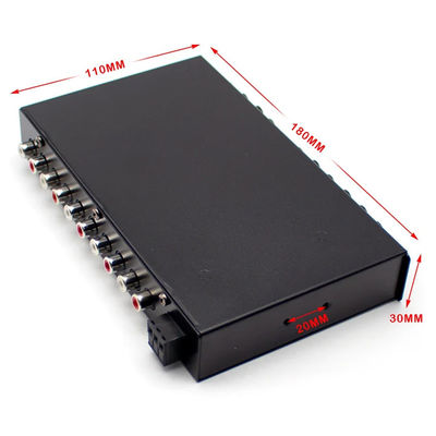 24V 5 Segment Car Audio Equalizer with Remote Control and Aux Input for Precise Tuning