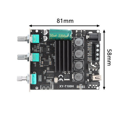 XY-T100H Bluetooth 5.0 Audio Amplifier Board 100WX2 with Sinilink-APP Control and TPA3116D2 Stereo Digital Power