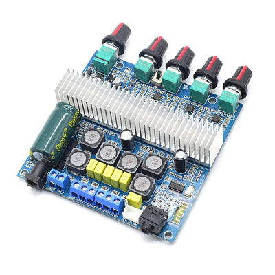 2.1 HiFi Amplifier Bluetooth 5.0 Audio Board with 2*50W+100W Output and DC12~24V Power Supply