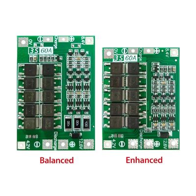 CA-3S-60A Li-Ion Lithium Battery Charger Lipo Cell Module PCB BMS Protection Board For Drill Motor 12.6V With Balance