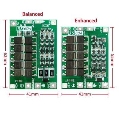 CA-3S-60A Li-Ion Lithium Battery Charger Lipo Cell Module PCB BMS Protection Board For Drill Motor 12.6V With Balance