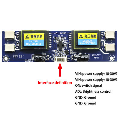 CA-4029 4 Lamps Inverter Board LED Backlight Driver Board 15-22 Inch For PC Monitor AVT4029
