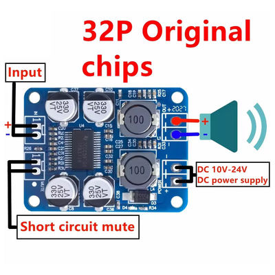 CA-3118 DC 12-24V PBTL 60W Mono Class D Power Amp Module Chip TPA3118